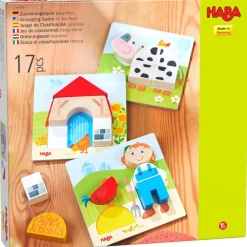 HABA On The Farm Arranging Game< Shape Sorters + Stacking Toys