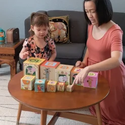 HABA On The Farm Cardboard Stacking & Nesting Cubes< Shape Sorters + Stacking Toys