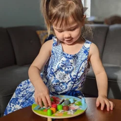 HABA On The Farm Double Sided Motor Skills Board< Lacing Toys + Motor Skills