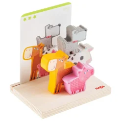 HABA On The Farm Stacking Toy< Wooden Stacking Toys & Arranging Games