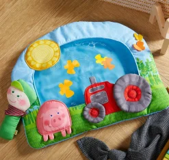 HABA On The Farm Water Play Mat Tummy Time Activity< Plush Baby Toys