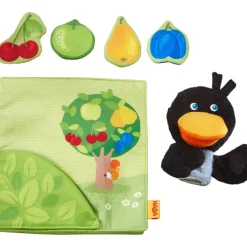 HABA Orchard Soft Book With Raven Finger Puppet< Puppets