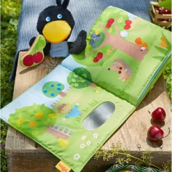 HABA Orchard Soft Book With Raven Finger Puppet< Puppets