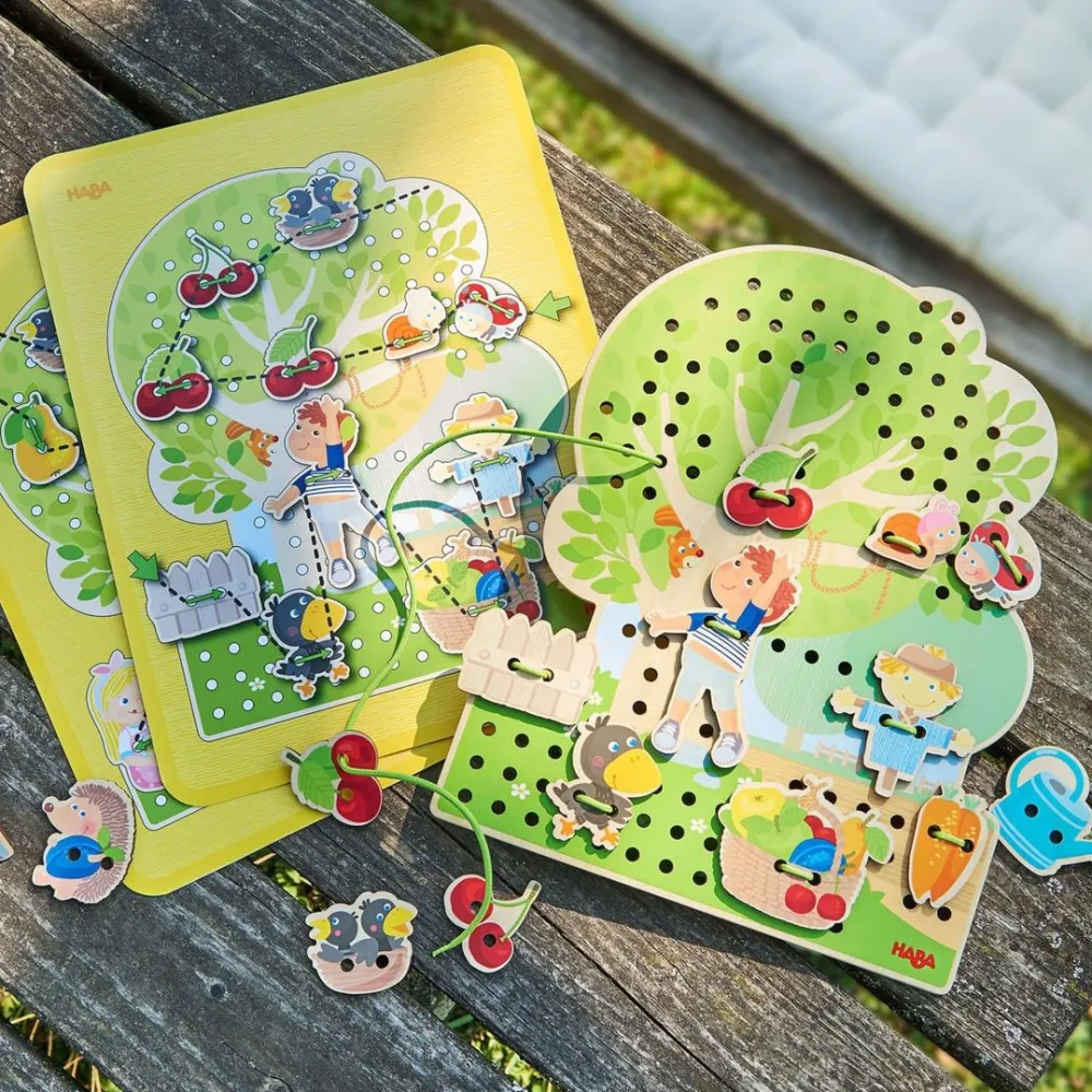 HABA Orchard Themed Toddler Gift Set Bundle< My Very First Games