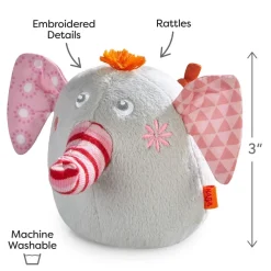 HABA Plush Elephant Duo - Noah & Nellie< Plush Baby Toys