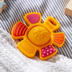 HABA Popping Flower Silicone Teething Toy< Grasping + Teething Toys