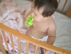 HABA Popping Frog Silicone Teething Toy< Grasping + Teething Toys