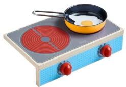 HABA Portable Wooden Cooktop Set Culina< Pretend Play Food