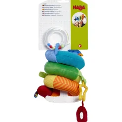 HABA Rainbow Activity Spiral Stroller Toy< Play Gyms, Play Mats + Accessories