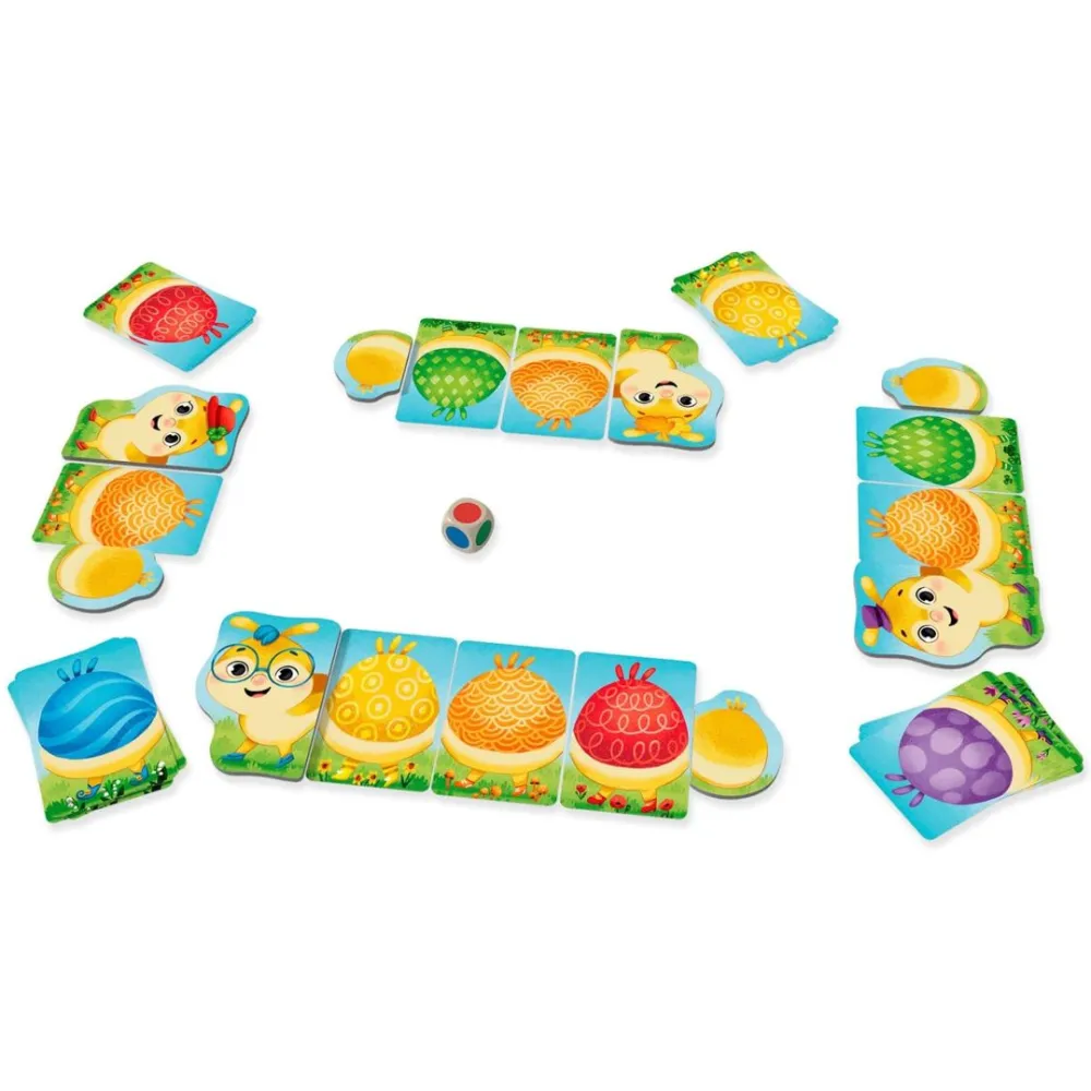 HABA Rainbow Caterpillar Arranging Game< Dexterity Games