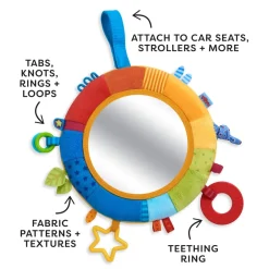 HABA Rainbow Discovery Mirror< Plush Baby Toys