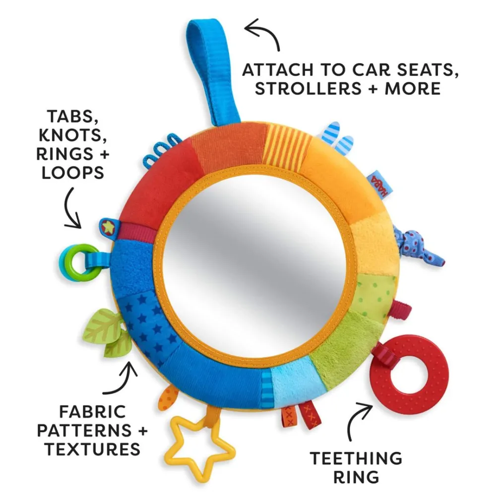 HABA Rainbow Discovery Mirror< Plush Baby Toys