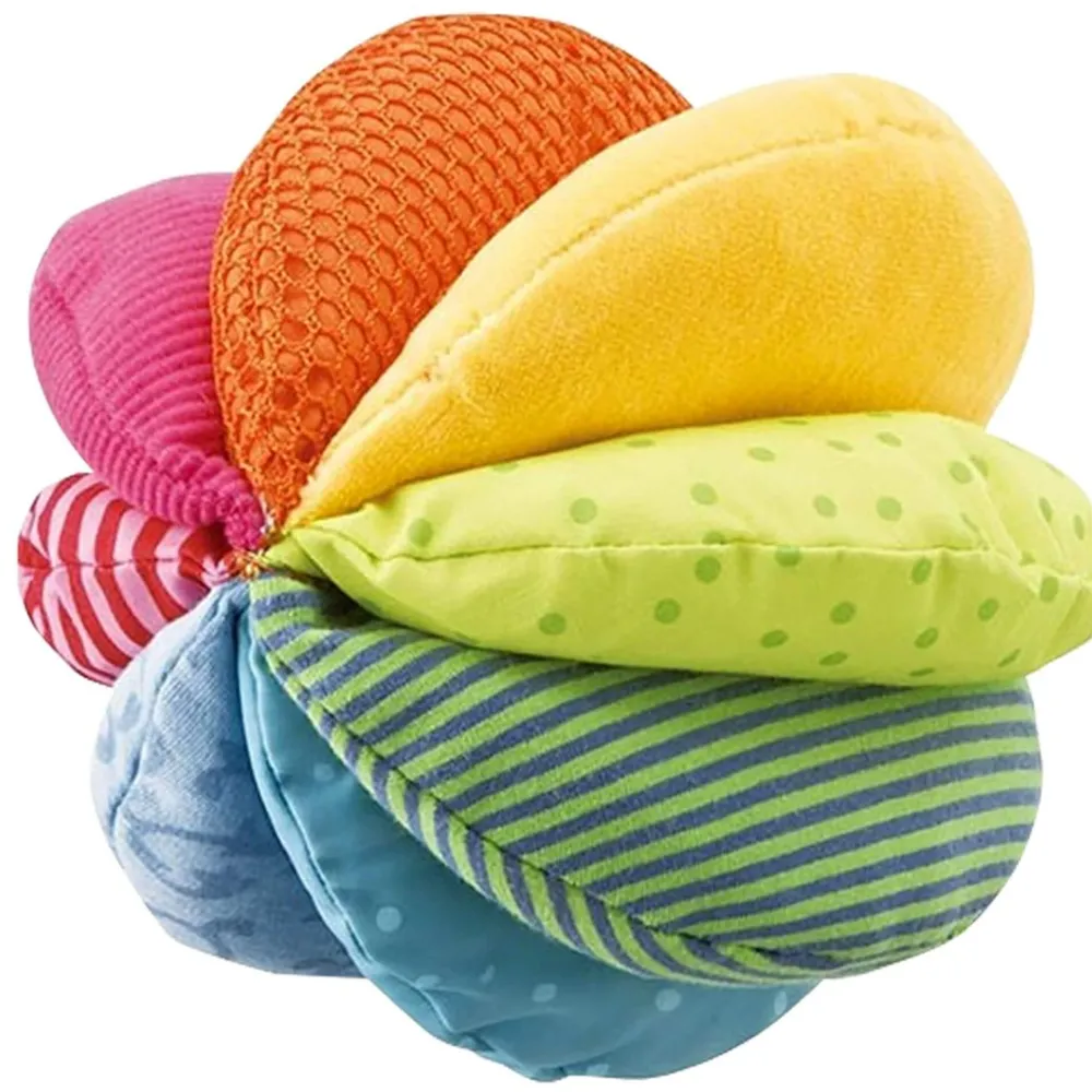 HABA Rainbow Fabric Baby Ball< Grasping + Teething Toys
