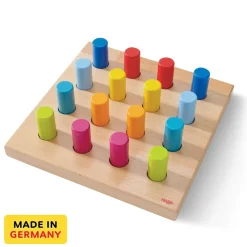 HABA Rainbow Whirls Wooden Sorting And Stacking Game< Wooden Stacking Toys & Arranging Games