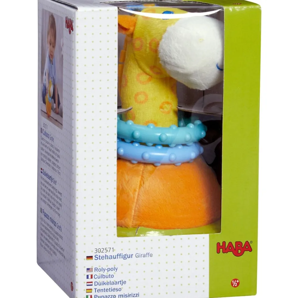 HABA Roly-Poly Giraffe Wobbling Baby Toy< Plush Baby Toys