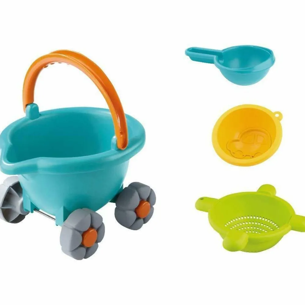 HABA Sand Bucket Scooter 4 Piece Nesting Beach Toy Set< Beach & Outdoor Toys