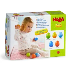 HABA Set Of 5 Wooden Musical Eggs< Musical Toys