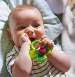 HABA Shamrock Silicone Teether< Grasping + Teething Toys