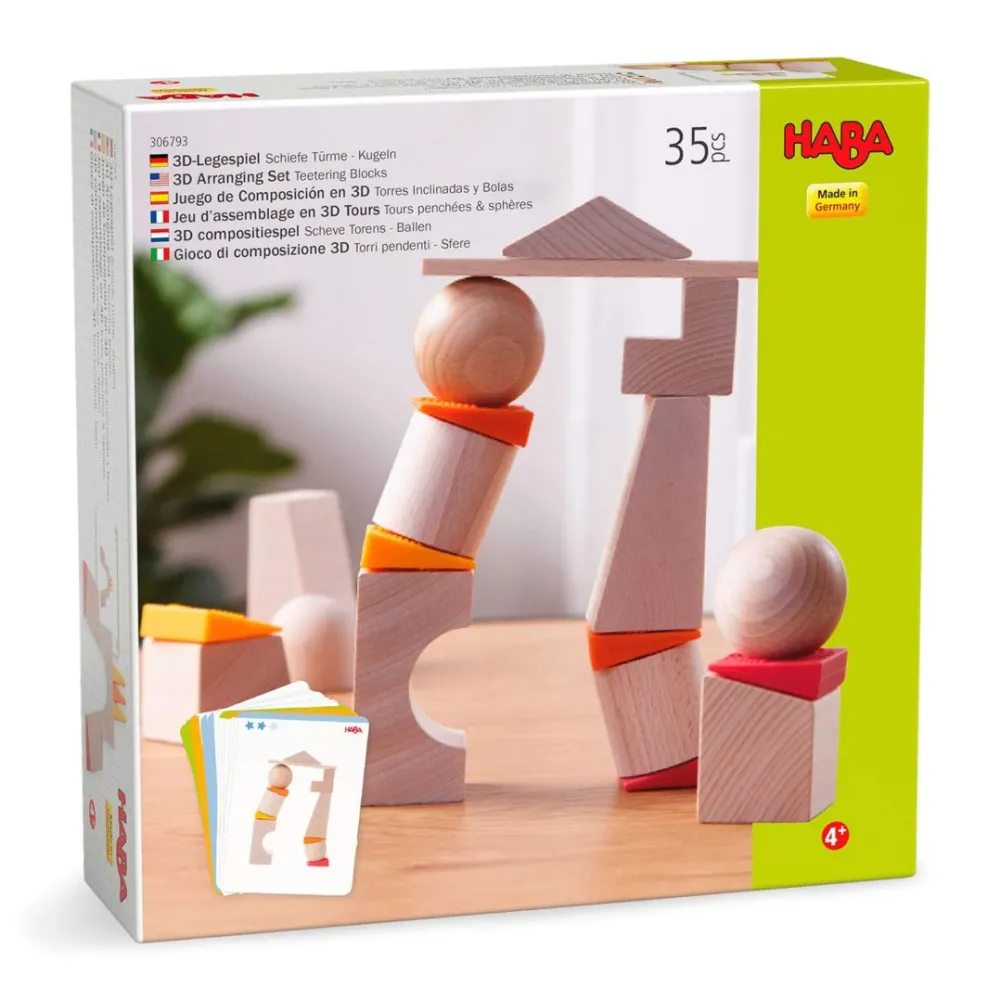 HABA Teetering Towers Wooden Blocks< Arranging Games