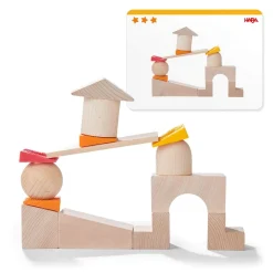 HABA Teetering Towers Wooden Blocks< Shape Sorters + Stacking Toys