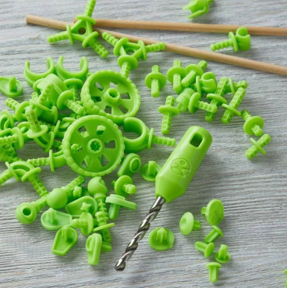HABA Terra Kids Connectors 66 Piece Technology Set< Terra Kids Nature Toys