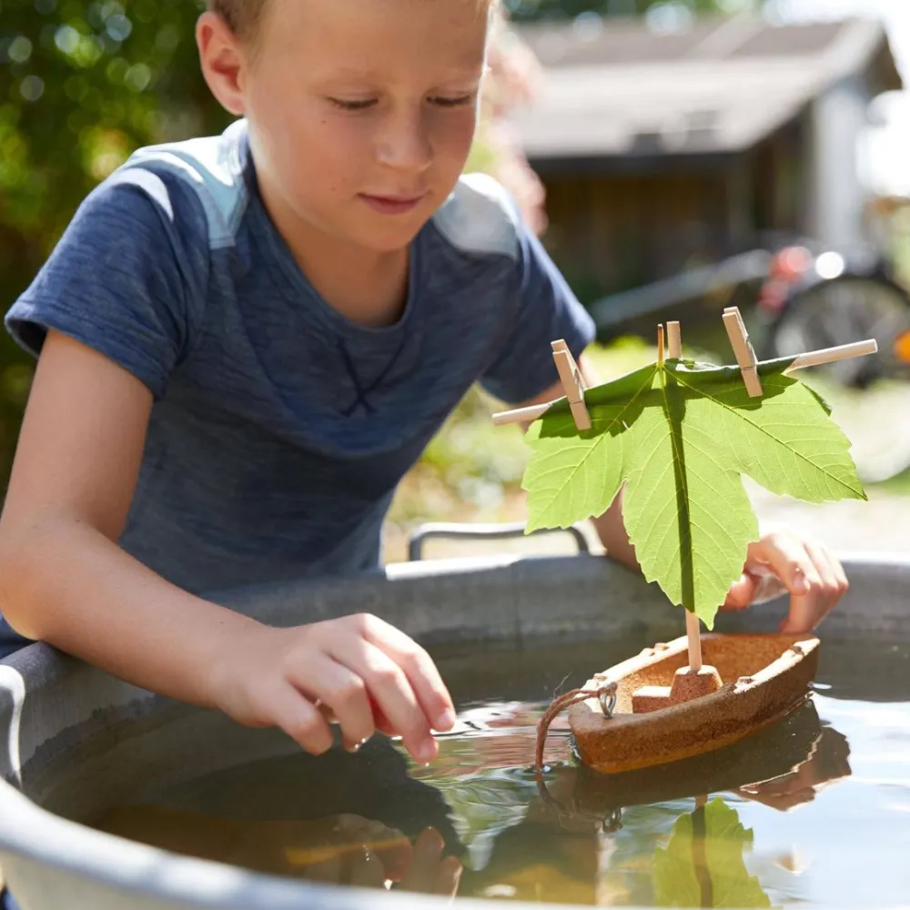 HABA Terra Kids Cork Boat Diy Activity Kit< Terra Kids Nature Toys
