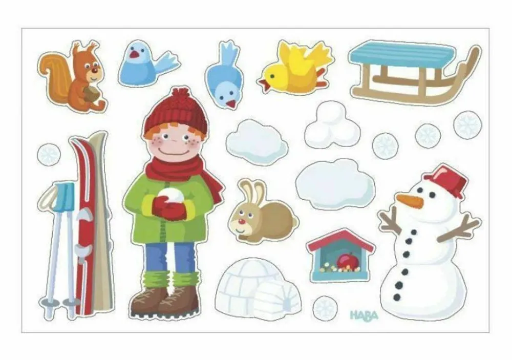 HABA The Seasons Magnetic Game Box< Lacing Toys + Motor Skills