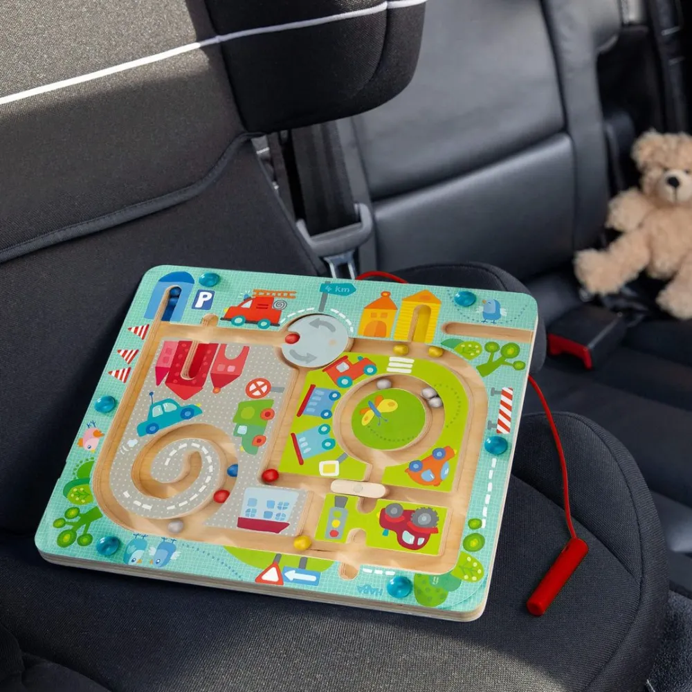 HABA Town Maze Magnetic Puzzle Game< Dexterity Games