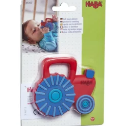 HABA Tractor Silicone Teether< Grasping + Teething Toys
