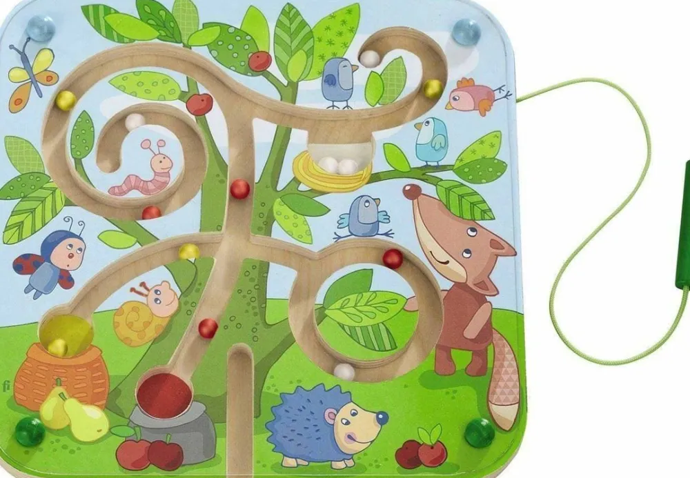 HABA Tree Maze Magnetic Puzzle Game< Travel + Magnetic Games