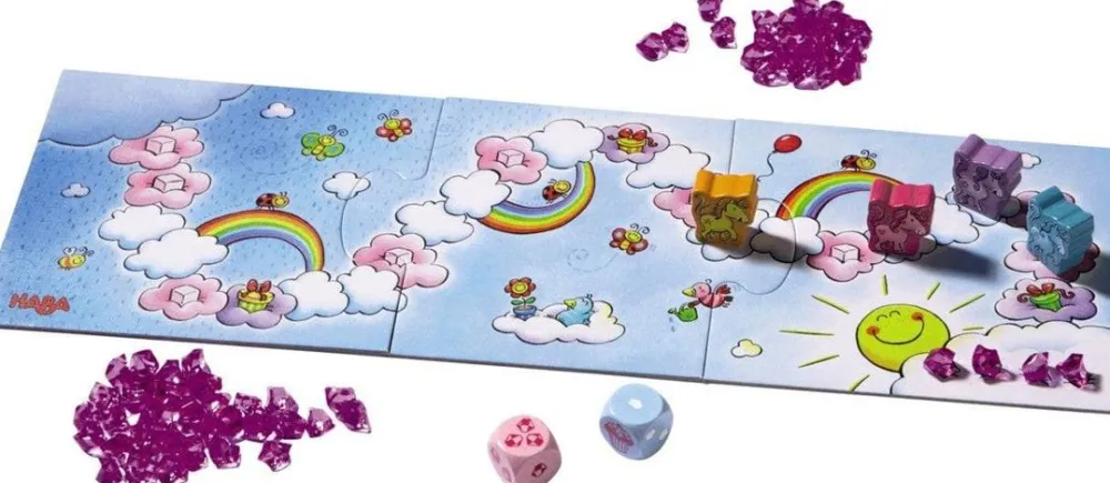 HABA Unicorn Glitterluck - Cloud Crystals Game< Family Games