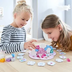 HABA Unicorn Glitterluck - Cloud Stacking Game< Shape Sorters + Stacking Toys