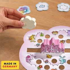 HABA Unicorn Glitterluck - Cloud Stacking Game< Shape Sorters + Stacking Toys