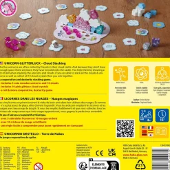 HABA Unicorn Glitterluck - Cloud Stacking Game< Shape Sorters + Stacking Toys