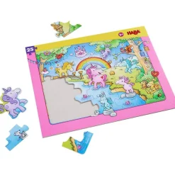 HABA Unicorn Glitterluck 25 Piece Frame Puzzle< Puzzles