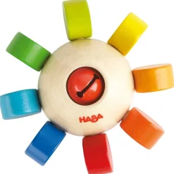 HABA Whirlygig Wooden Rattle & Clutching Toy< Grasping + Teething Toys