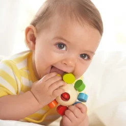 HABA Whirlygig Wooden Rattle & Clutching Toy< Grasping + Teething Toys