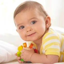 HABA Whirlygig Wooden Rattle & Clutching Toy< Grasping + Teething Toys