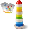 HABA Wobbly Tower Wooden Stacking Game< Arranging Games