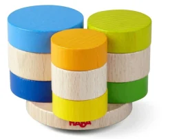 HABA Wobbly Tower Wooden Stacking Game< Arranging Games