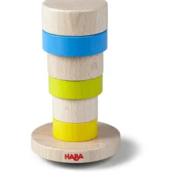 HABA Wobbly Tower Wooden Stacking Game< Wooden Stacking Toys & Arranging Games