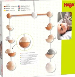 HABA Wooden Mobile Dots< Hanging Baby Toys + Mobiles