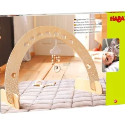 HABA Wooden Play Gym Dots< Hanging Baby Toys + Mobiles