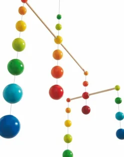 HABA Wooden Rainbow Mobile< Hanging Baby Toys + Mobiles