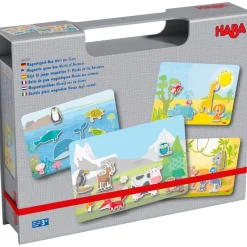 HABA World Of Animals Magnetic Game Box< Travel + Magnetic Games