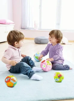 HABA World Of Vehicles 5 1/2" Soft Baby Ball< Plush Baby Toys